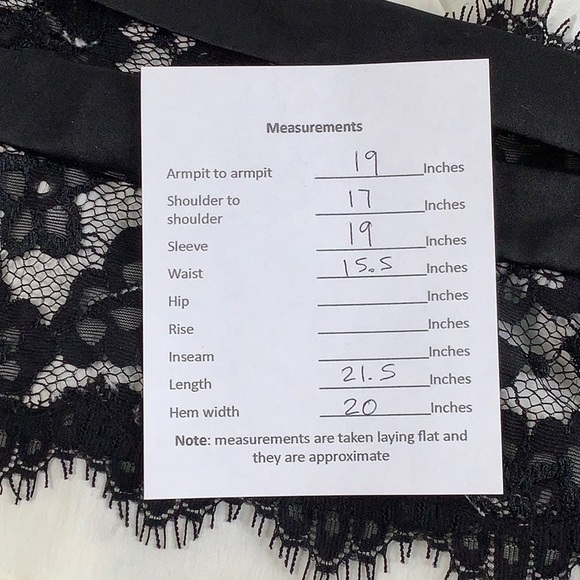 Tadashi Black & White lace trim v-neck 3/4 sleeve Evening blouse SZ 10 EUC - Picture 13 of 13